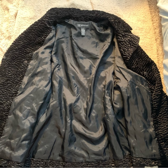 INC Black Petite Button Up Coat - Picture 8 of 9